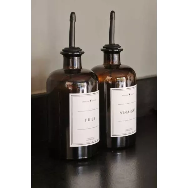 Bouteilles Huile Vinaigre Déco Cuisine