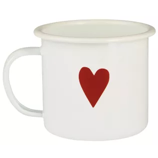 Mug Coeur Métal émaillé Ib-Laursen