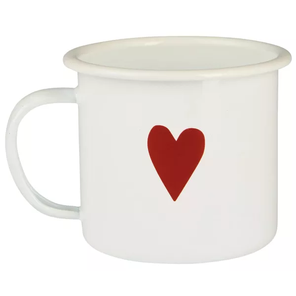 Mug Coeur Métal émaillé Ib-Laursen