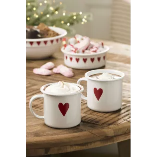 Mug Coeur Métal émaillé Ib-Laursen