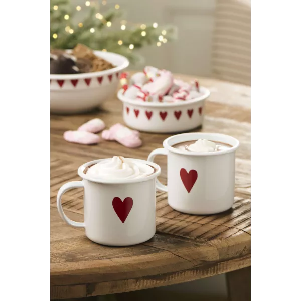 Mug Coeur Métal émaillé Ib-Laursen