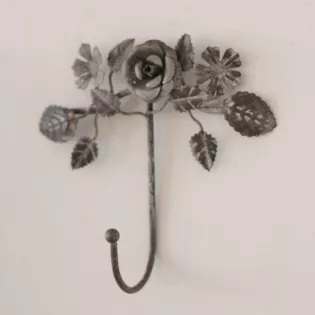 Porte manteau deco roses anciennes
