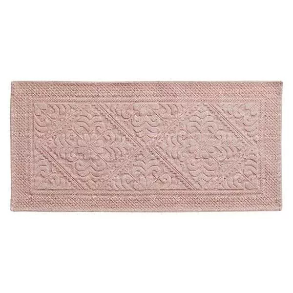 Tapis de Salle de Bain Rose Aubepine 54x110 cm