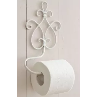 Porte Papier Toilette blanc