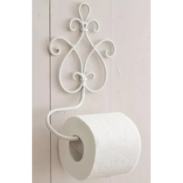 Porte Papier Toilette blanc
