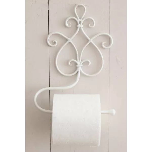 Porte Papier Toilette blanc