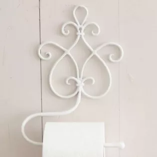 Porte Papier Toilette blanc