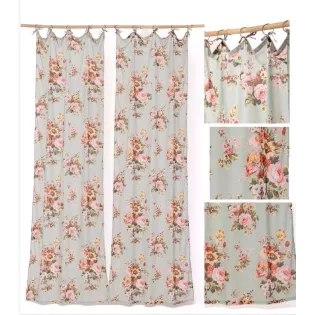 Rideau Voilage à fleurs chic