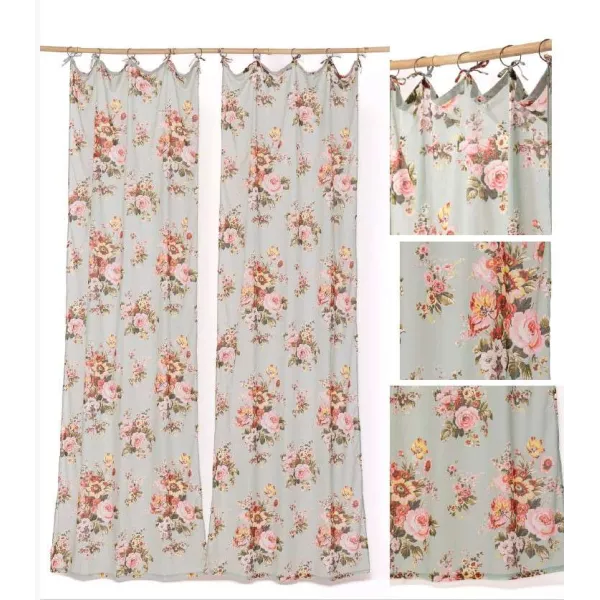Rideau Voilage à fleurs chic