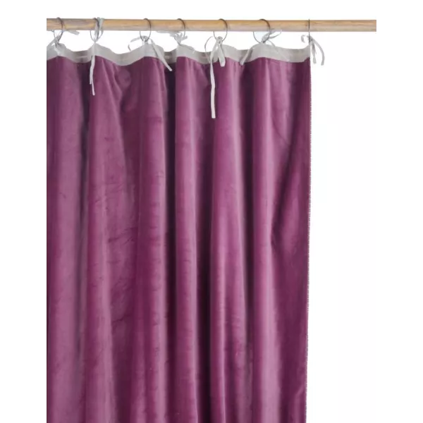 Rideau Velours Lilas Violet