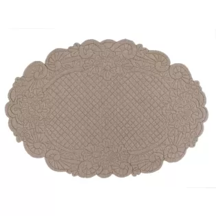Set de Table Beige Boutis Blanc Mariclo