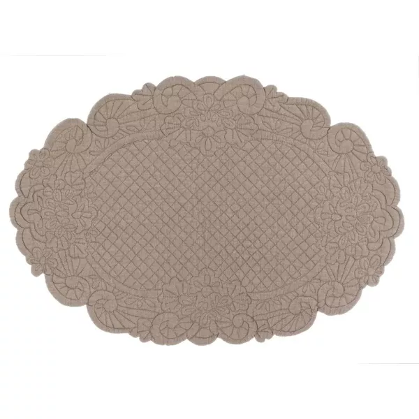 Set de Table Beige Boutis Blanc Mariclo