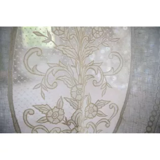 Rideau romantique Lin Gris Perle