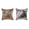 Coussins Romantiques Velours Blanc Mariclo