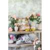 Coussins Romantiques Velours Blanc Mariclo