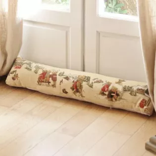 Coussin Boudin bas de Porte Original Ours au ski
