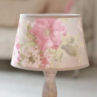 Abat Jour Fleurs Style Anglais