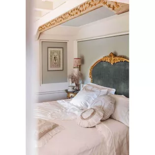 Coussin Déco de Charme Blanc Mariclo