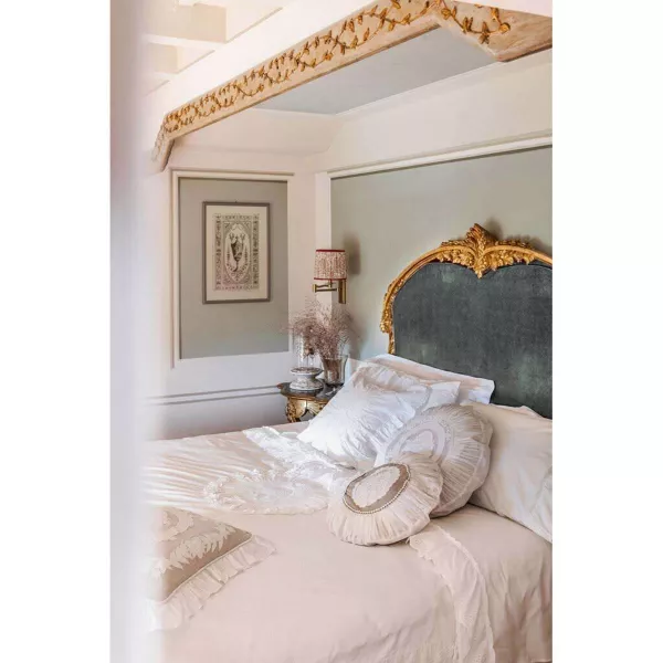 Coussin Déco de Charme Blanc Mariclo