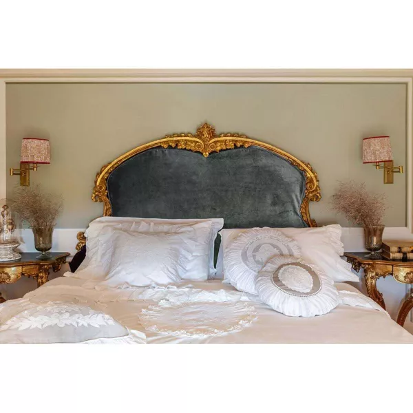 Coussin Déco de Charme Blanc Mariclo