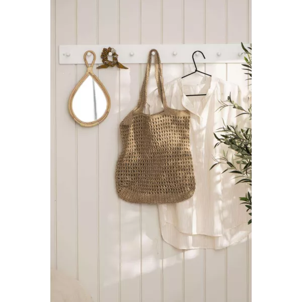 Patere porte-manteau mural style Nordique Bois Blanc