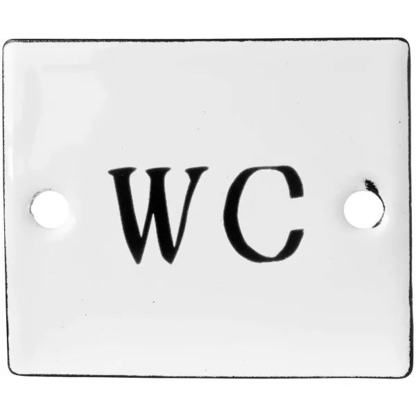 Plaque WC Style Ancien IB Laursen