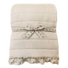 Dessus de Lit Matelassé Romantique Blanc Mariclo