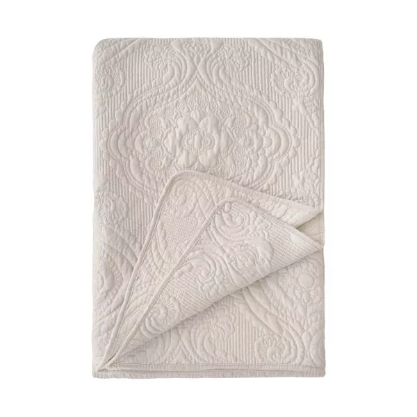 Couvre Lit Boutis Beige Style Classique
