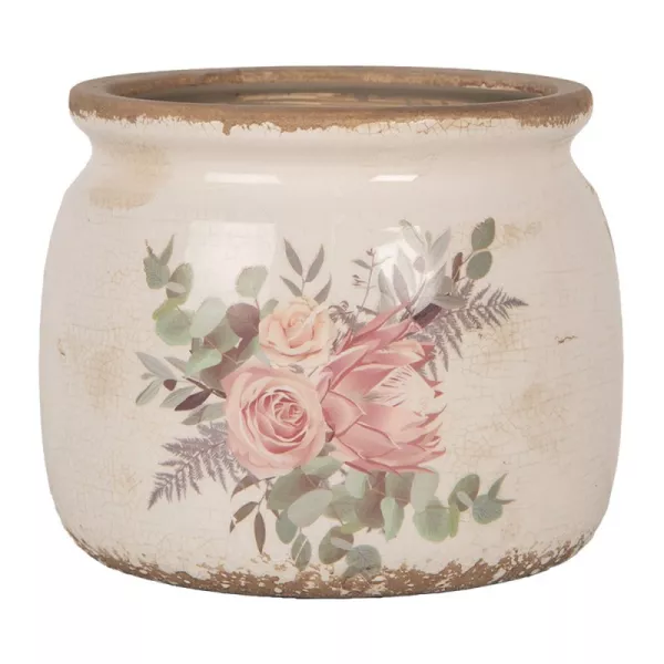 Petit Cache Pot Roses Anciennes Vintage