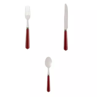Couverts rouges Comptoir de Famille