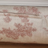 Coussin Boudin de Porte Toile de Jouy Rose style Boudoir