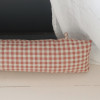 Boudin de Porte original Isolant Vichy Rouge Style Rustique