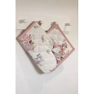 Gant et Manique fleurs style anglais