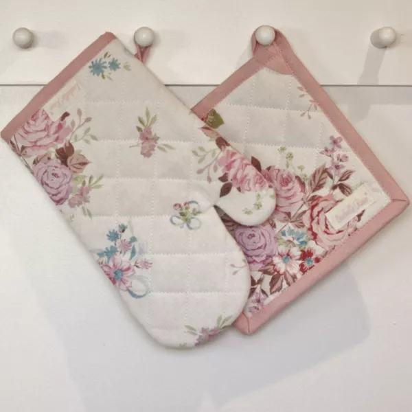 Gant et Manique fleurs style anglais