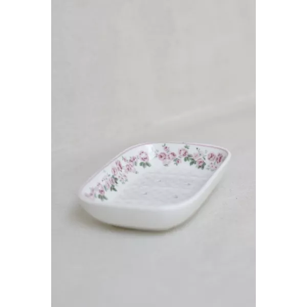 Porte savon Porcelaine Salle de Bain Romantique