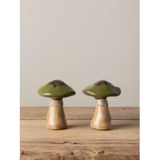 Salière Poivrière Champignons Esprit Cuisine Rustique