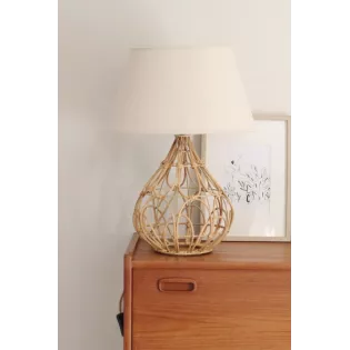 Pied de Lampe Rotin à poser Cosy