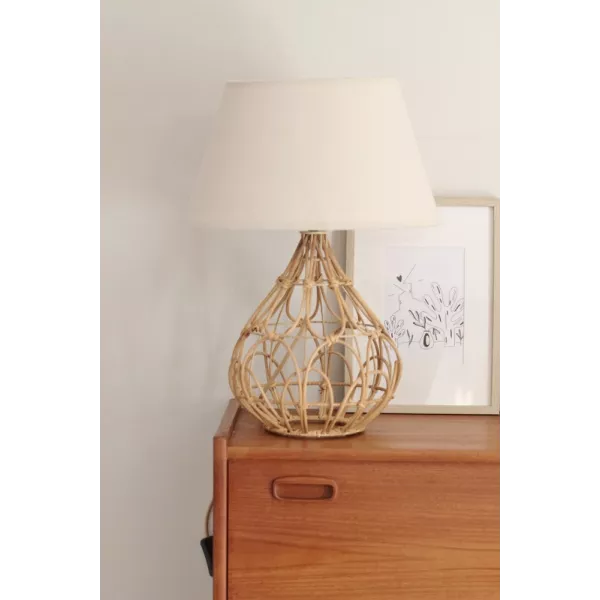 Pied de Lampe Rotin à poser Cosy