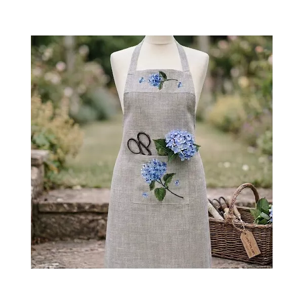 Tablier de cuisine Broderie bucolique