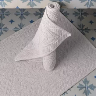 Tapis de Bain Enzo Neige Vivaraise