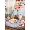 Set de Table Blanc Mariclo Toile de Jouy Rose