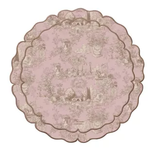 Set de Table Blanc Mariclo Toile de Jouy
