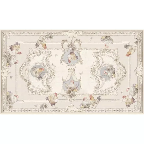Nappe Cuisine de Campagne Décoration Blanc Mariclo