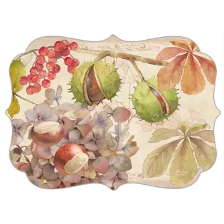 Set de Table Lavable en Vinyle Blanc Mariclo
