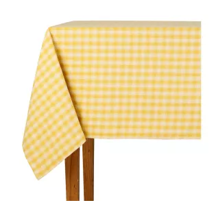 Nappe de Table Comptoir de Famille  Carreaux Jaunes